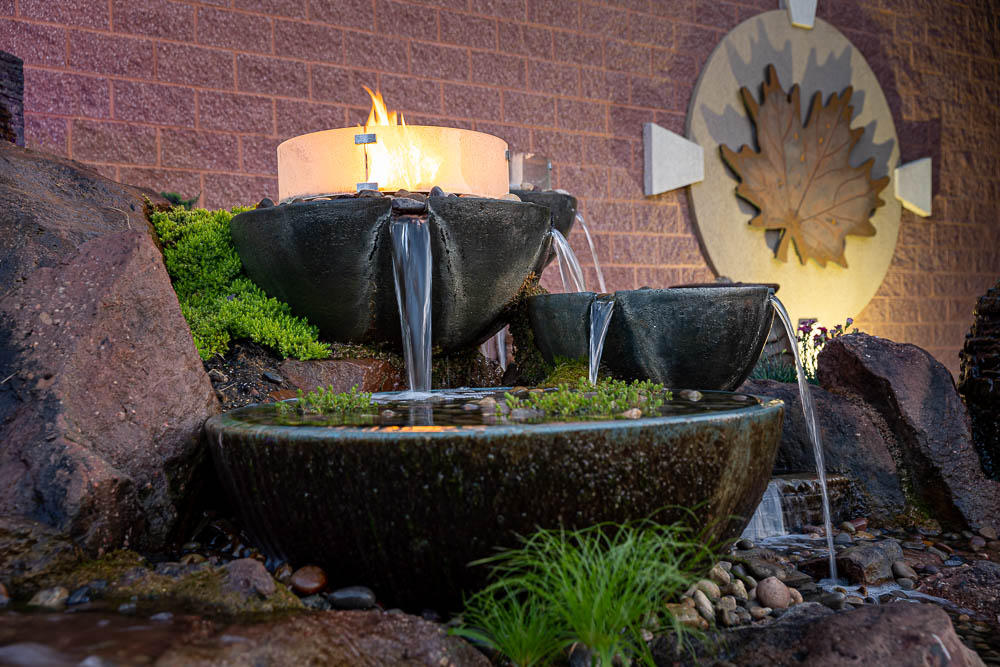 cascading water falls